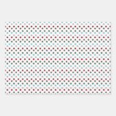 Winterfarbenwrapping Paper Sheets Set 3 Geschenkpapier Set (Vorderseite 2)