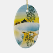 Winterfarm Keramik Ornament (Rechts)