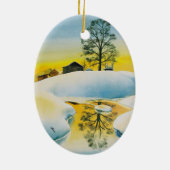 Winterfarm Keramik Ornament (Hinten)
