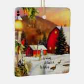 Winterfarm Keramikornament (Rechts)