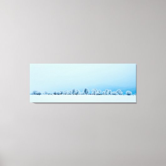 Winterfarm Leinwanddruck (Vorderseite)