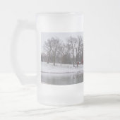 Winterfarm Pano Mattierte Tasse (Links)