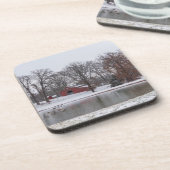 Winterfarm Pano Untersetzer (Linke Seite)