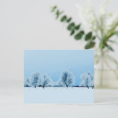 Winterfarm Postkarte (Stehend Vorderseite)