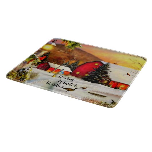Winterfarm Schneidebrett (Ecke)