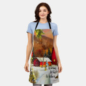 Winterfarm Schürze (Getragen)