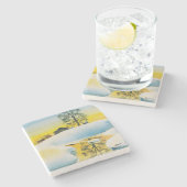 Winterfarm Steinuntersetzer (Seitenansicht)