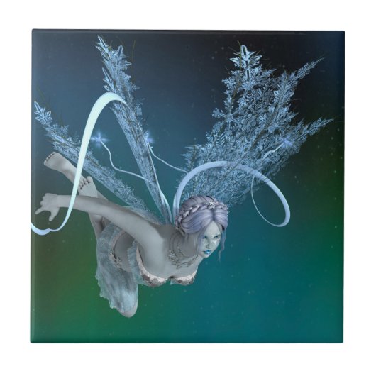 Winterfee Fliese (Vorderseite)