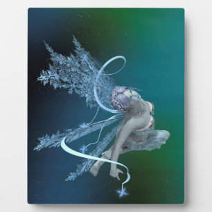 Winterfee Fotoplatte