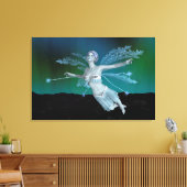 Winterfee Leinwanddruck (Insitu (Wohnzimmer))