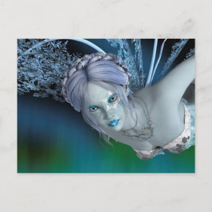 Winterfee Postkarte