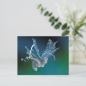 Winterfee Postkarte (Stehend Vorderseite)