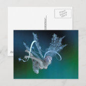 Winterfee Postkarte (Vorne/Hinten)