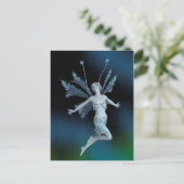 Winterfee Postkarte (Stehend Vorderseite)