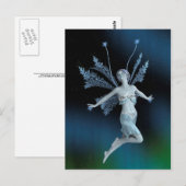 Winterfee Postkarte (Vorne/Hinten)