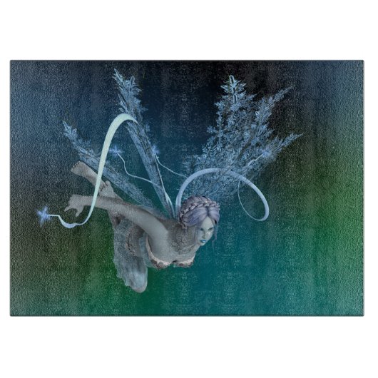 Winterfee Schneidebrett (Vorderseite)