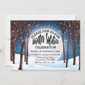 Winterfeier Einladung (Vorderseite)