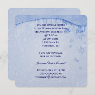 Winterfeier Einladung