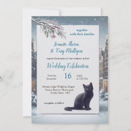 Winterfeiern im Schnee oder in der Sonne. Einladung