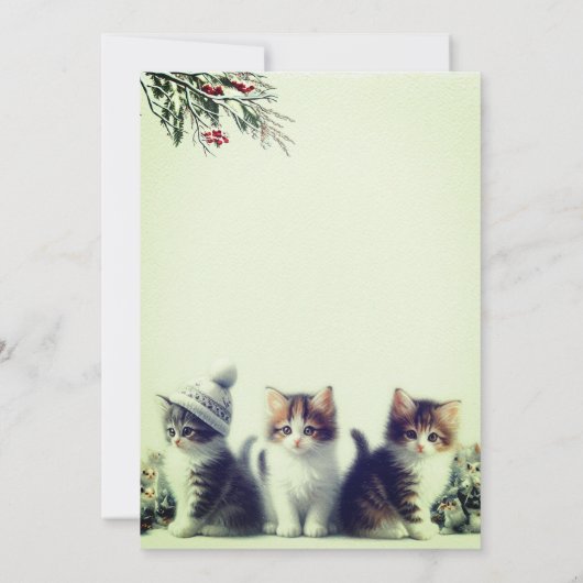 Winterfeiern im Schnee oder in der Sonne. Einladung (Rückseite)