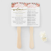 Winterfeiertag: Gilded Floral Fächer (Vorne und Hinten)