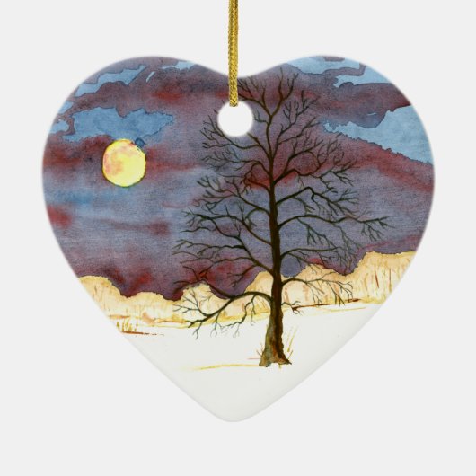 Winterfeld Keramikornament (Hinten)