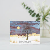 Winterfeld Postkarte (Stehend Vorderseite)