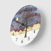 Winterfeld Runde Wanduhr (Winkel)