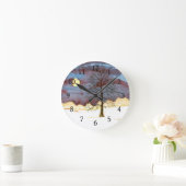 Winterfeld Runde Wanduhr (Zuhause)