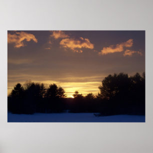 Winterfeld Sunset Poster