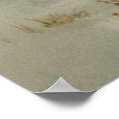 WinterfeldhirscheKircheSchnee Poster (Ecke)