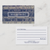 Winterfenster-Kommentarkarte Visitenkarte (Vorne/Hinten)