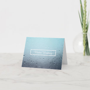 Winterfensterhochzeit Einladung