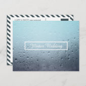 Winterfensterhochzeit Postkarte (Vorne/Hinten)