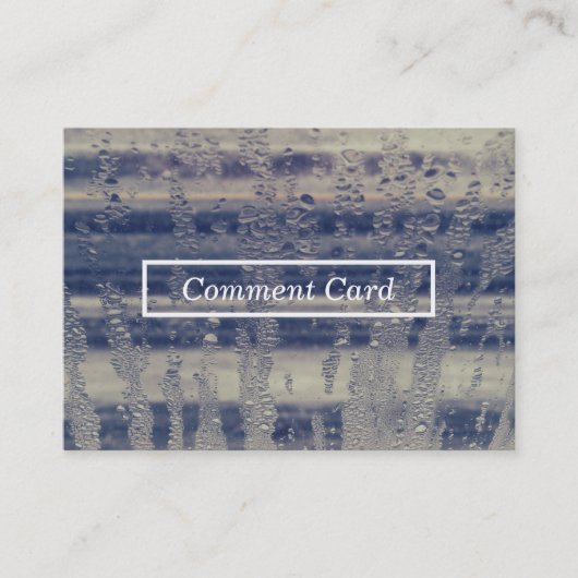 Winterfensterkommentar Visitenkarte (Vorderseite)