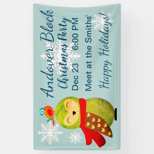 Winterferien Banner (Vertikal)