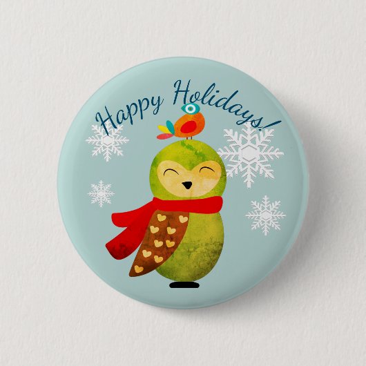 Winterferien Button (Vorderseite)