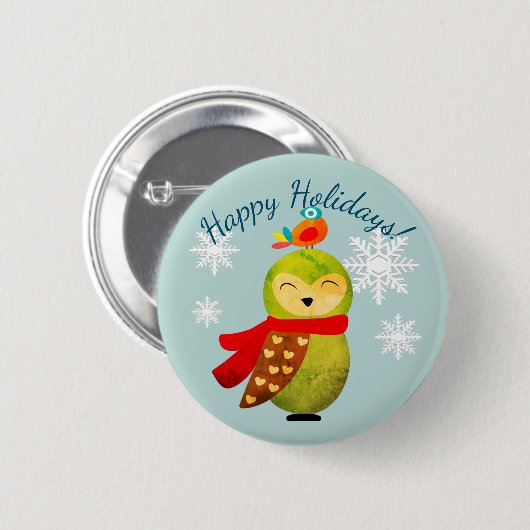 Winterferien Button (Vorne & Hinten)