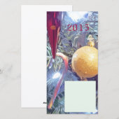 Winterferien Feiertagskarte (Vorne/Hinten)