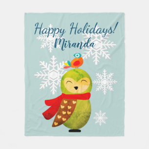 Winterferien Fleecedecke