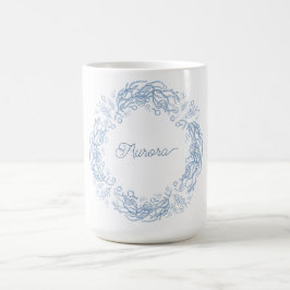 Winterferien Frische Frostige Botanische Stimmung. Kaffeetasse