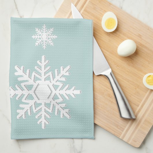 Winterferien Geschirrtuch (Viertel Falte)