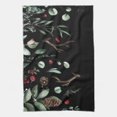 Winterferien Geschirrtuch (Vertikal)