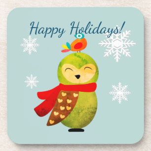 Winterferien Getränkeuntersetzer