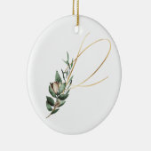 Winterferien-Initialen Keramik Ornament (Rechts)