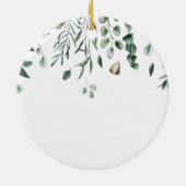 Winterferien-Initialen Keramik Ornament (Hinten)