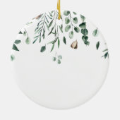 Winterferien-Initialen Keramik Ornament (Hinten)