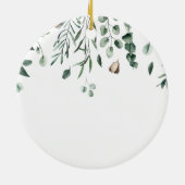 Winterferien-Initialen Keramik Ornament (Hinten)