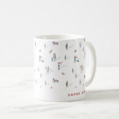 Winterferien Kaffeetasse (VorderseiteRechts)