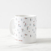 Winterferien Kaffeetasse (Vorderseite Links)